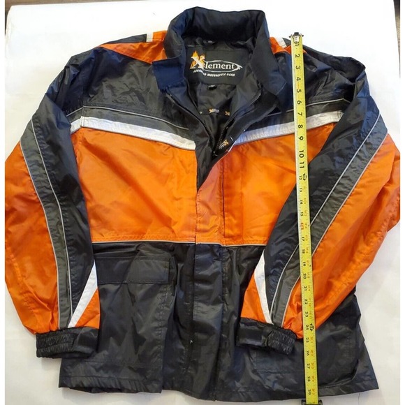 XElement Advanced Motorcycle Gear Orange Jacket Men's Size 3XL - Picture 10 of 11